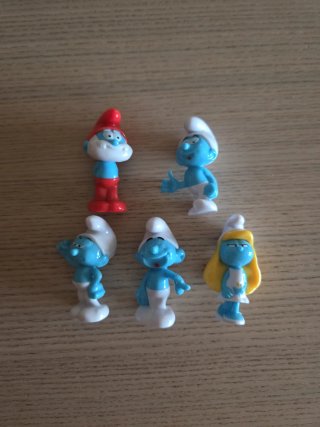 Lote 5 Figuras Los Pitufos 2€ la unidad.