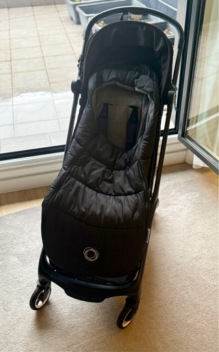 Silla Bugaboo Butterfly Negra + Saco