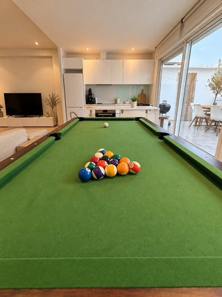 Mesa Billar y Air Hockey Reversible 2 en 1