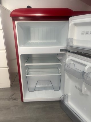 Frigorífico Cecotec Rojo Estilo Vintage