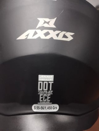 Casco AXXIS Mirage Solid Jet Negro