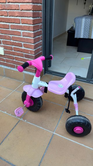Triciclo infantil rosa