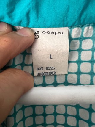 Chaqueta Cortavientos Vintage Cospo Renault año 80