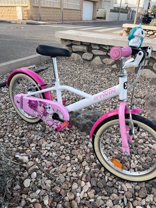 Bicicleta Infantil 16 B'Twin Rosa