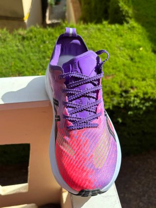 ASICS Bambas Naranja y Morado