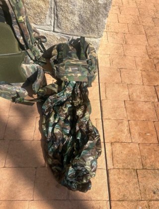Mochila alta montaña camuflaje