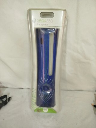 Placa Frontal Xbox 360 Azul con Diseño