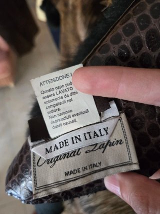 Cappotto lungo montone e volpe