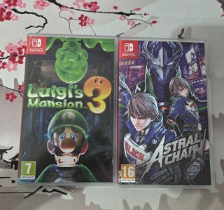 Luigi's Mansion 3 y Astral Chain para switch