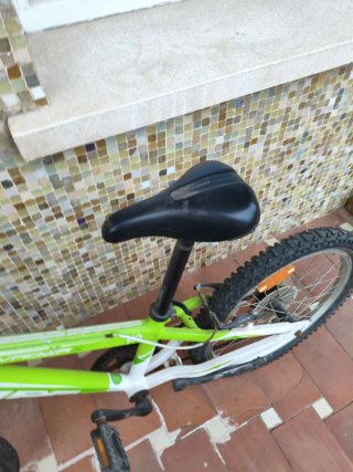 Bicicleta infantil verde
