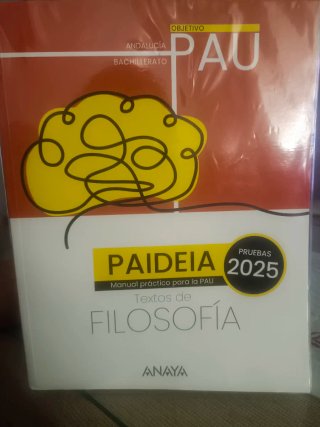 Libro PAU Filosofía Andalucía PAIDEIA 2025