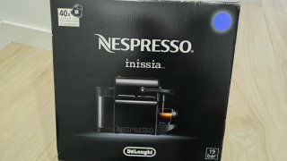 Cafetera Nespresso Inissia Azul