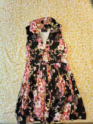 Vestido Pin Up Rockabilly Flores