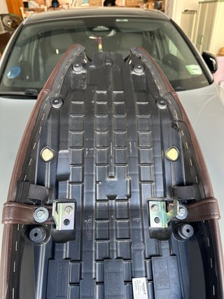 Asiento Triumph Bonneville Marrón