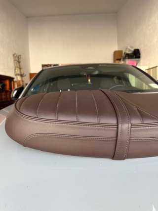 Asiento Triumph Bonneville Marrón