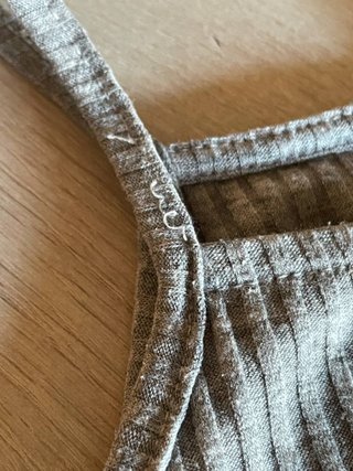Vestito corto Bershka grigio
