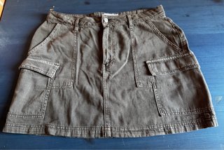 Falda cargo verde