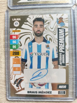 Lote 4 Autografos originales Premium adrenalyn XL