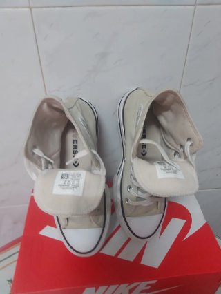 Zapatillas Converse T36 Plataforma Beige