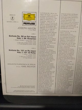 Vinilos Händel y Haydn