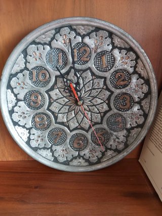 Orologio da parete Persiano Artigianale in Rame