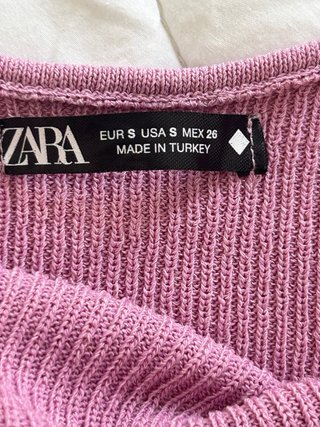 Top punto Zara rosa