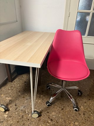 Mesa de estudio madera y Silla Medidas mesa 120x60