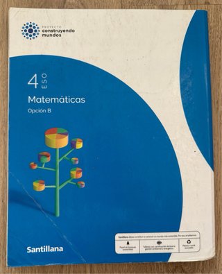 Libro Matemáticas Opción B 4°ESO