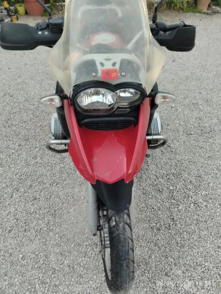 Moto BMW R1200GS Negra/Roja