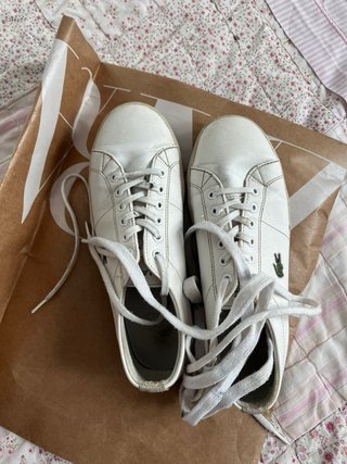 Zapatillas Lacoste Blancas Talla 38