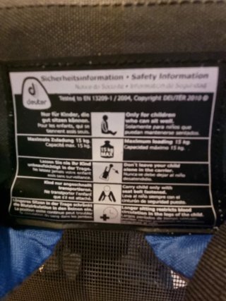 Mochila Portabebés Deuter