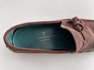 Mocasines de ante marrones