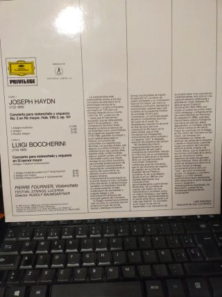 Vinilos Haydn, Boccherini y Vivaldi