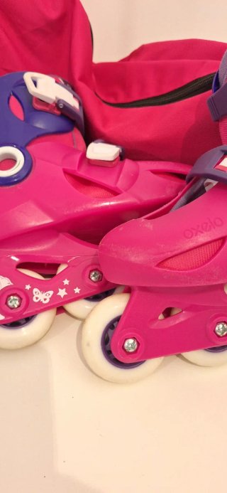 Patines Oxelo Talla 32-34 + Protecciones XS
