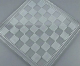 Tablero de ajedrez de cristal