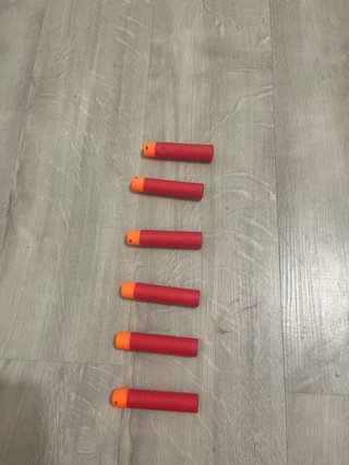 Nerf Rifle Rojo Camuflaje con Accesorios
