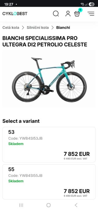Bianchi Specialissima Pro Ultegra Di2