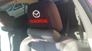 Fundas-almohada reposacabezas Mazda.1 par de cada