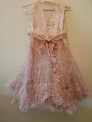 Vestido Rubio Kids, talla 8.