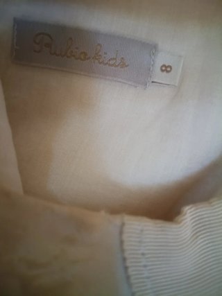 Vestido Rubio Kids, talla 8.