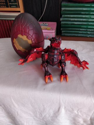 Mega Bloks Dragón Rojo Huevo