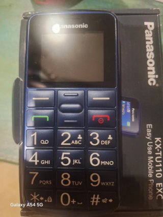 Teléfono Panasonic KX-TU110 EXC Azul