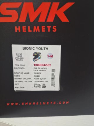 Casco SMK Talla M