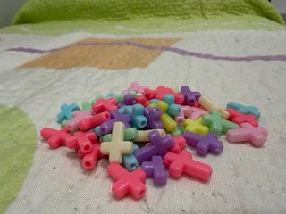 Abalorios Cruces Multicolor