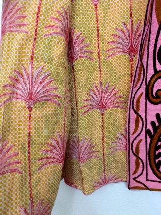 Chaqueta Suzani Algodón Bordada