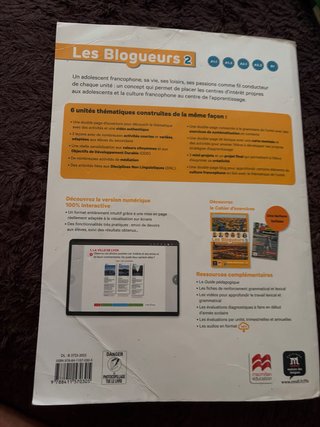 Les Blogueurs 2 A1.2 Livre de l'élève
