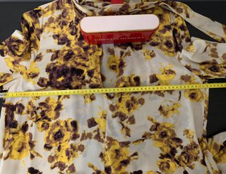 Vestido seda estampado Carolina Herrera CH