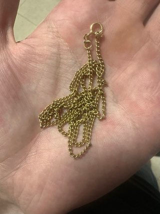 Cadena barbada oro 18k