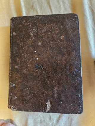 libro antiguo de medicina y farmacia de 1751