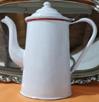 Caffettiera in Ferro Smaltato in Porcellana